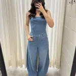 Macacão Aladim Cloud - Jeans Claro