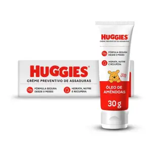 Creme Preventivo de Assaduras Huggies Supreme Care Óleo de Amêndoas 30g